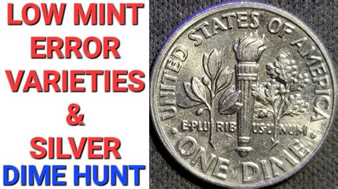 Short Dime Hunt Silver Low Mint Error Varieties Found Silver