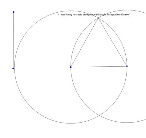 Constructing An Equilateral Triangle Geogebra