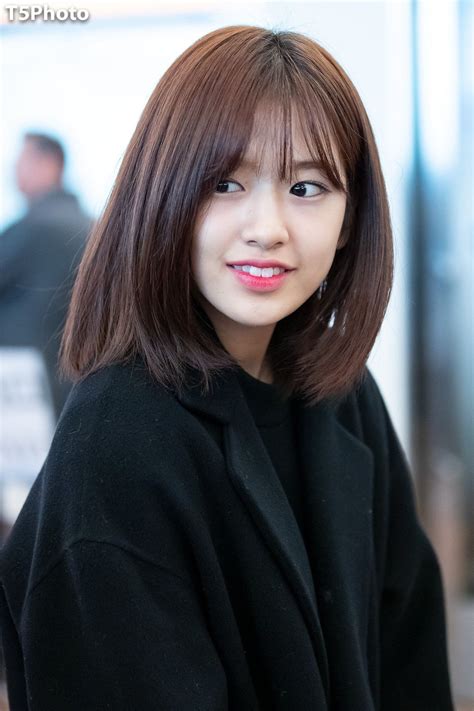 181124 Hnd 입국 Izone Yujin Gaya Rambut Gaya Rambut Pendek Gaya