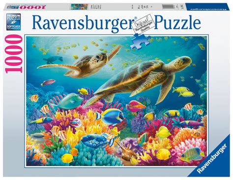 Blue Underwater World Ravensburger 1000 Pieces Jigsaw Puzzle Puzzles