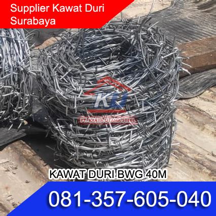 Sedia Kawat Duri Bwg Panjang M Dan M Surabaya Jawa Timur Pt