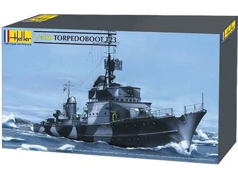 1400 Torpedoboot T 23 Heller 81011 Modelbouw Krikke