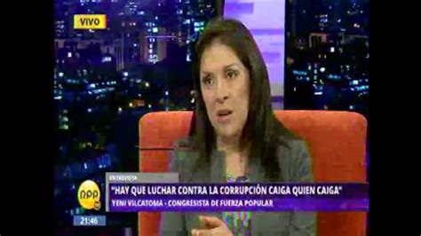 Vilcatoma Keiko me indicó que es prioridad luchar contra la