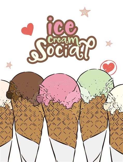 Church Ice Cream Social Clipart