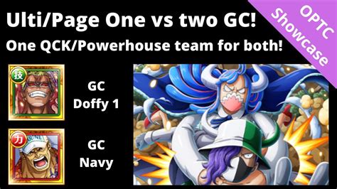 One Team For Two Gc With Ulti And Page One Captains Doffy 1 And Navy