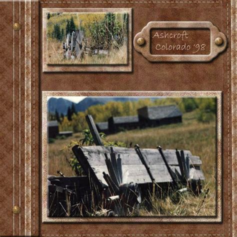 Ghost Town Scrapbook Layout Ashcroft Digital Scrapbook Place Gallery Scrapbooking Layouts