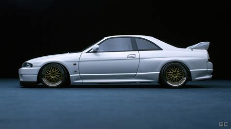 Epic Collage Photo Ignition 118 Nissan Skyline R33 Gtr White