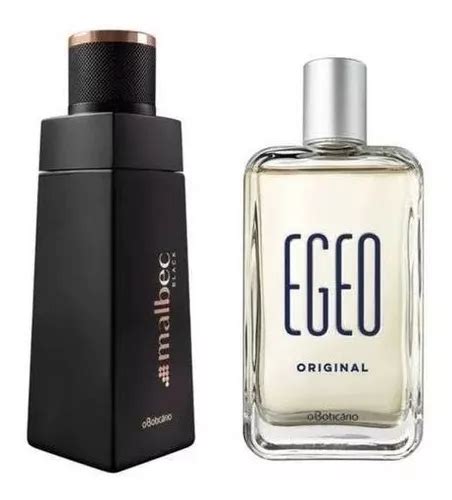 Kit Perfume Malbec Black Egeo Original Oboticario Frete grátis