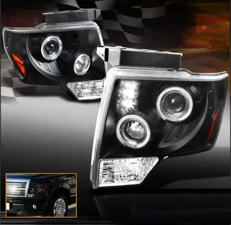 Lincoln Mark Lt 2009 2015 Juego Faros Con Ojo De Angel Neg Meses