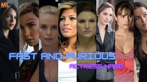 Fast And Furious Actress Cast Real Names Youtube