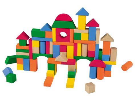 Playtive Bausteinset Aus Holz Online Kaufen Lidl