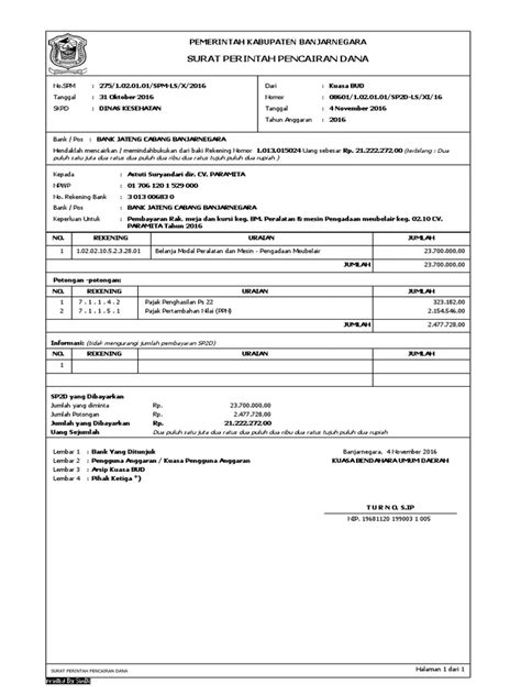 Sp D Adalah Pengertian Fungsi Ketentuan Dan Contoh