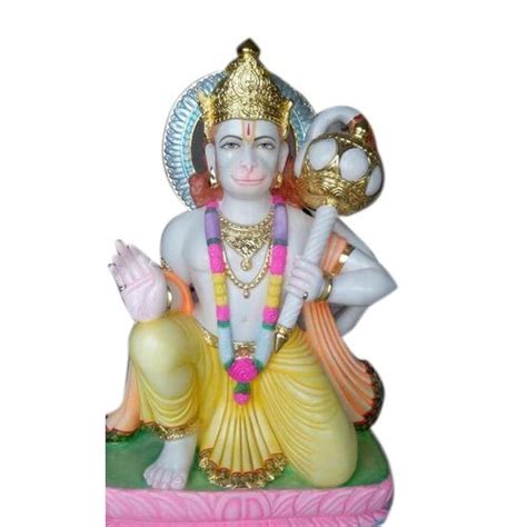 Lord Hanuman Marble Statue Size Inch For Worship At Rs In Jaipur