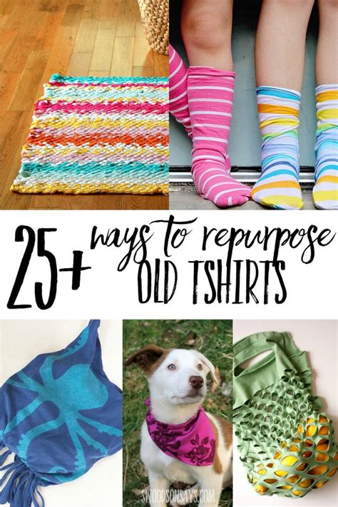 Ways To Repurpose Old T Shirts Old T Shirts Tee Shirt Crafts