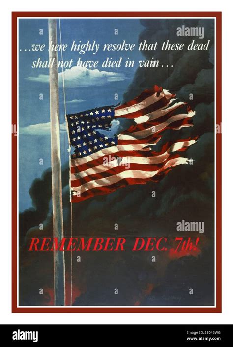 Ww2 Pear Harbor Attack Propaganda Poster Ricordati Il 7 Dicembre