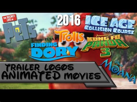 Animated Movie Trailer Logos Of Youtube