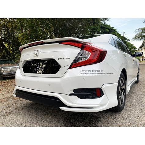 Honda Civic Fc Rs Spoiler Thai Spoiler Rear Spoiler Bonnet Spoiler