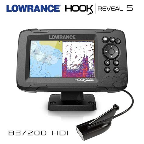 Lowrance Hook Reveal Hdi Echosonda Chartplotter