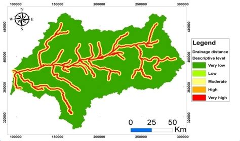 Drainage Network Map Download Scientific Diagram