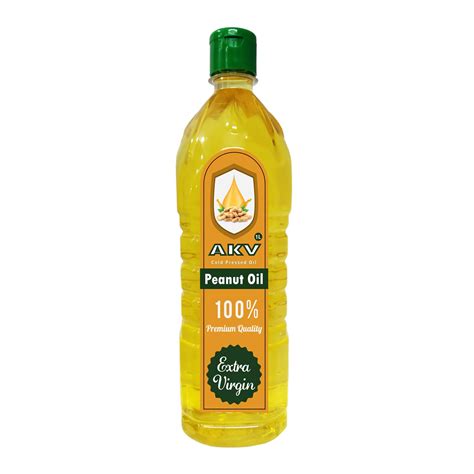 Akv Cold Pressed Groundnut Oil Litre Chekku Kadalai Ennai Peanut Oil