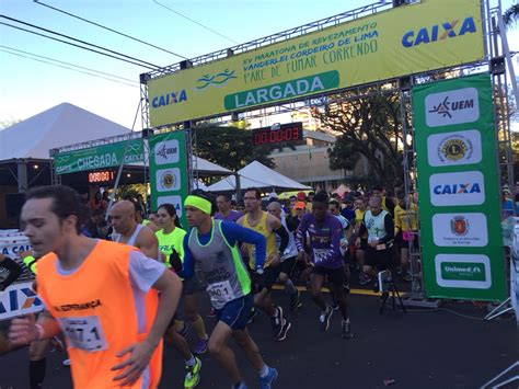 Atletas enfrentam frio durante maratona em Maringá GMC Online