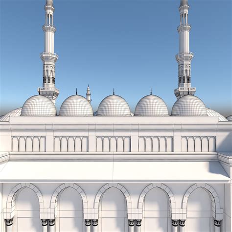 Masjid Nabawi 3d Model 190 Fbx Max Obj Unknown Free3d