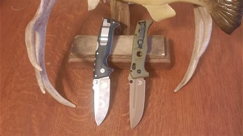 Benchmade Adamas Vs Cold Steel Ad Comparison Youtube