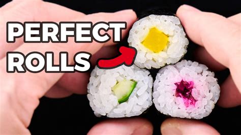 How To Make Hosomaki Sushi Oshinko Maki Youtube