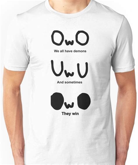 Owo We All Have Demons And Sometimes They Win Essential T Shirt By Dombeef Funny Outfits