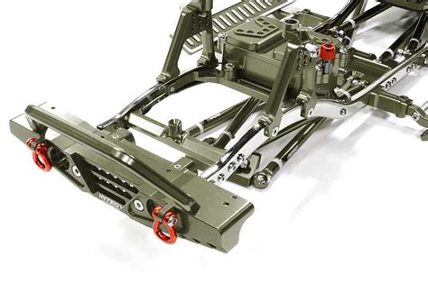 Steel Ladder Frame Chassis Kit W Hop Up Combo For Scx 10 Dingo Honcho And Jeep For R C Or Rc