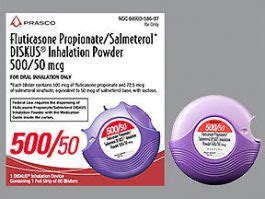 fluticasone propionate-salmeterol 500-50 MCG-INHAL Dry Powder Inhaler, 60 Blisters