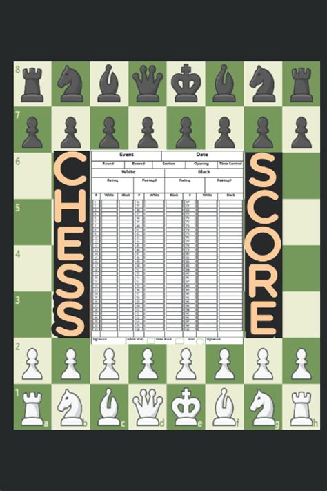 Buy Chess Score Carnet De Notes D Checs D Placer Le Journal De