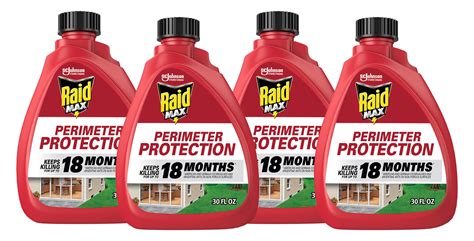 Raid Max Perimeter Protection Trigger Refill 30 Oz 4 Pack Walmart