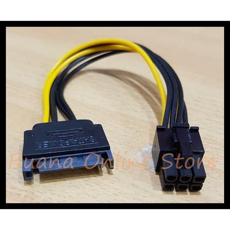 Jual Kabel Power Sata 6 Pin | Shopee Indonesia