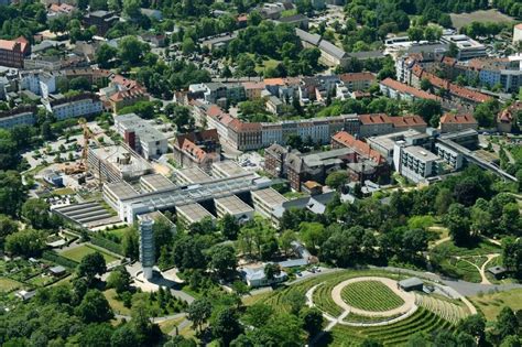 Brandenburg An Der Havel Aus Der Vogelperspektive Neubau Auf Dem