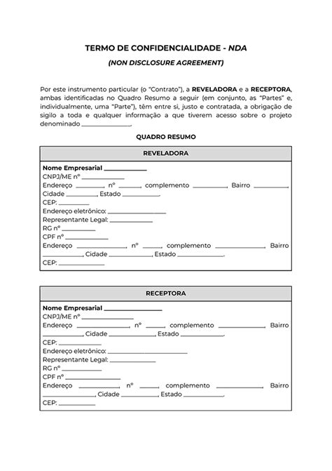 Gerar Contrato De Confidencialidade Nda Guia Completo Startlaw