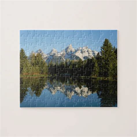 Grand Teton National Park Teton Range Wyoming Jigsaw Puzzle Zazzle