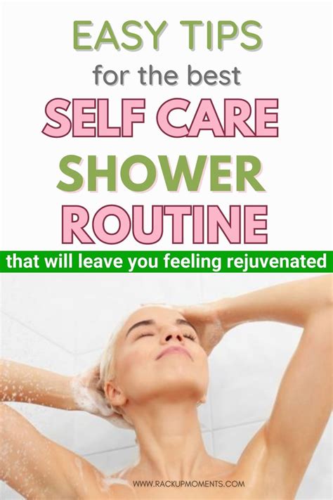 Easy Self Care Shower Routine