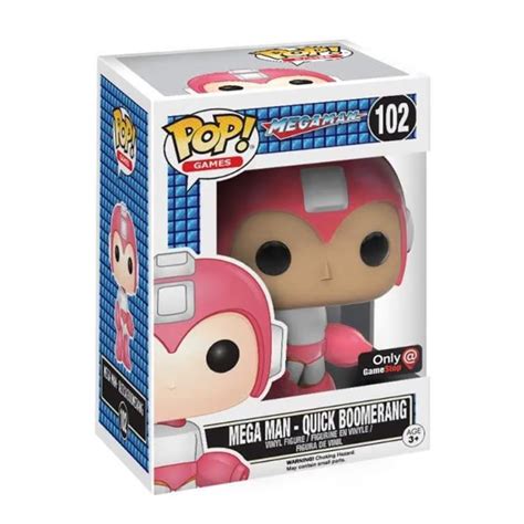 Funko Pop Games Mega Man Quick Boomerang Exclusivo Original Mo A