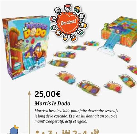 Promo Morris Le Dodo Chez Jouets Sajou Icatalogue Fr