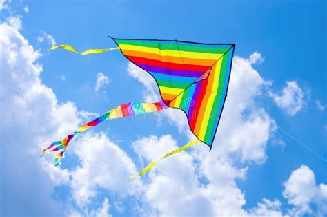 Colorful Kite On The Sky Stock Photo Image Of Blue Cloudless 59677568