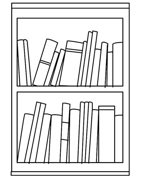 Economic Book Bookshelf Coloring Pages | Best Place to Color