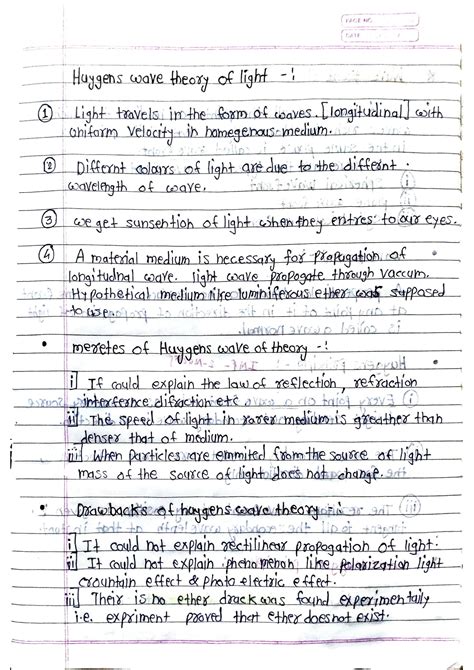 SOLUTION: wave theory of light - Studypool