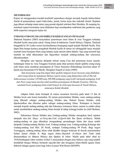 Sejarah Perundangan Islam Di Malaysia Pdf