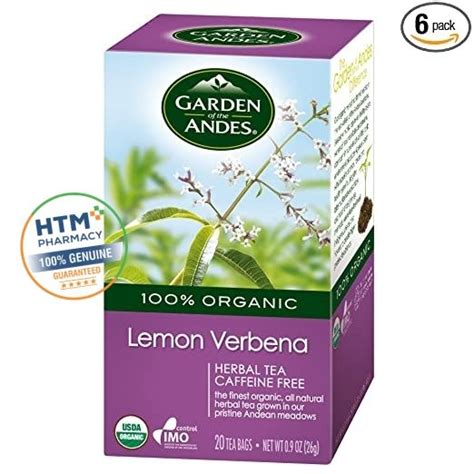 Garden Of The Andes Organic Lemon Verbena Tea 20 Bags Lazada