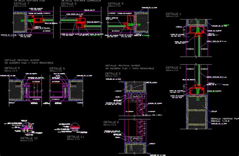 Ventanas Pvc En AutoCAD Librería CAD