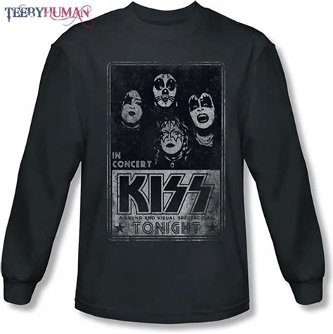 Kiss Rock Band In Concert Tonight Kiss Rock Band Music Lover Classic T