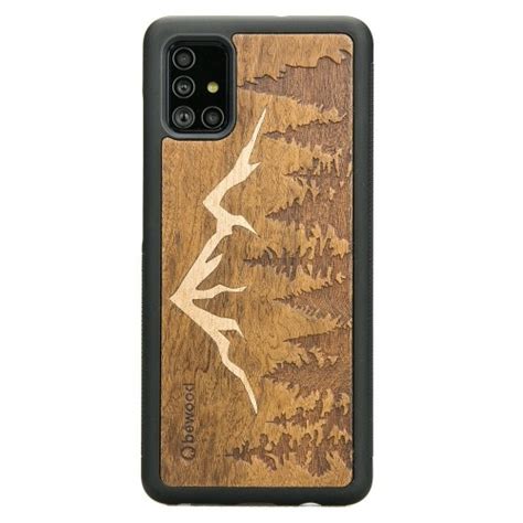 Drewniane etui Bewood Galaxy A71 GÓRY IMBUIA Pancernik eu 5907511719429