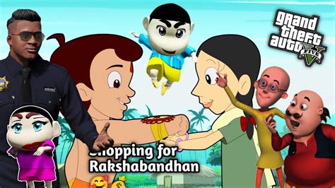 Gta Shinchan Bheem Celebration Of Rakshabandhan Franklin Motu