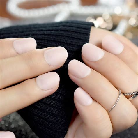 Short Natural Pink Acrylic Nails Acrylic Nails Can Go As Short As The